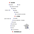 itinéraire vallée de la gastronomie France